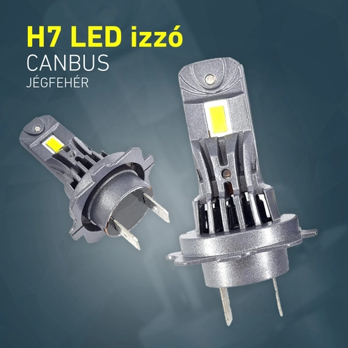Kép 7/7 -  H7 LED izzo CANBUS 12V 6500K 7035 CSP H7 LED autoba - A51
